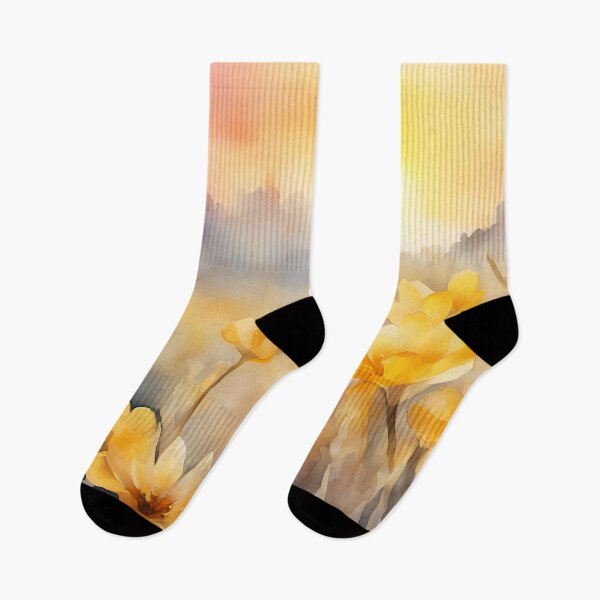 Item preview, Yellow Wildflowers at Dawn designed and sold by CalmnessbyChoice.
