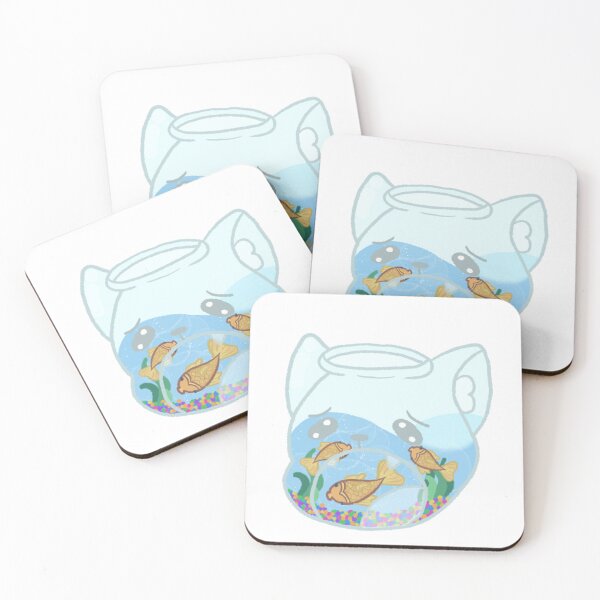 Item preview, Crying Fishbowl Cat designed and sold by RainDesignz.