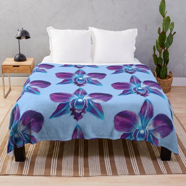 Item preview, Realistic Orchid illustration (Violet & Blue) designed and sold by Scarlet Swan.
