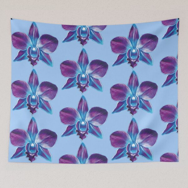 Item preview, Realistic Orchid illustration (Violet & Blue) designed and sold by Scarlet Swan.