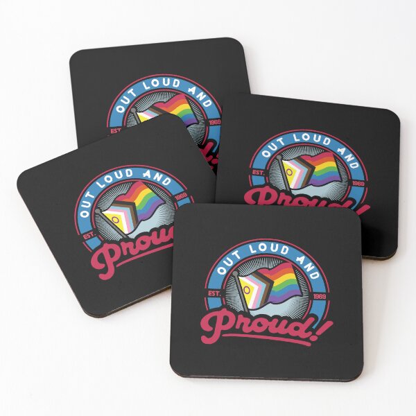 Item preview, Out, loud and proud! (queer) designed and sold by remerasnerdas.