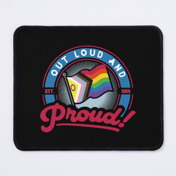 Item preview, Out, loud and proud! (queer) designed and sold by remerasnerdas.