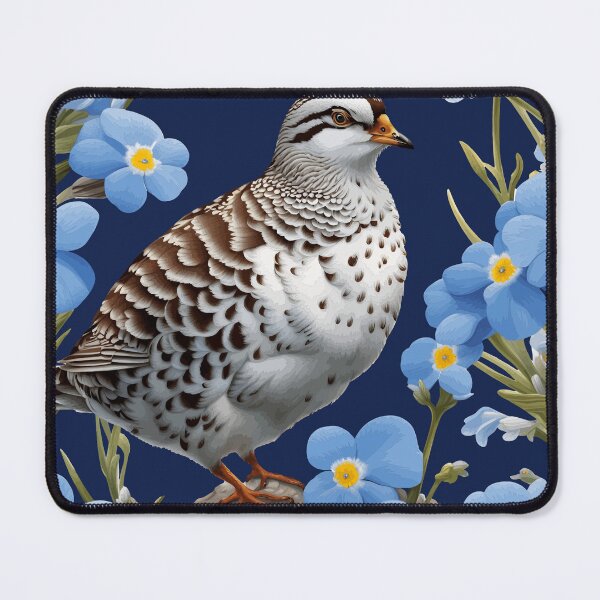 Item preview, The Willow Ptarmigan and Alaska Forget-Me-Nots designed and sold by taiche.
