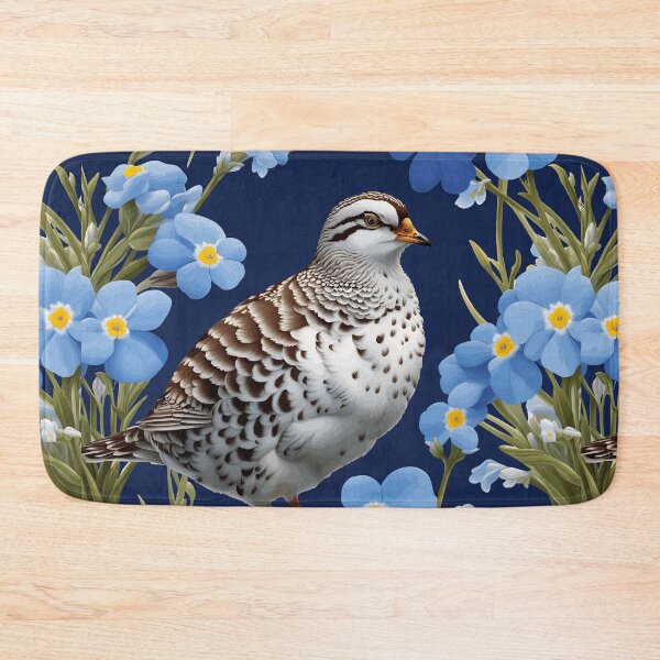 Item preview, The Willow Ptarmigan and Alaska Forget-Me-Nots designed and sold by taiche.