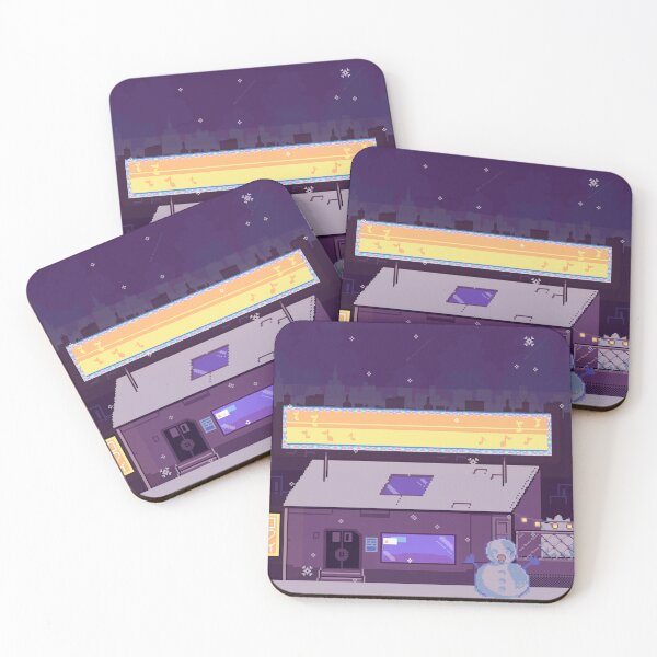 Item preview, Pixel Shop in Winter designed and sold by Orenjlofi.