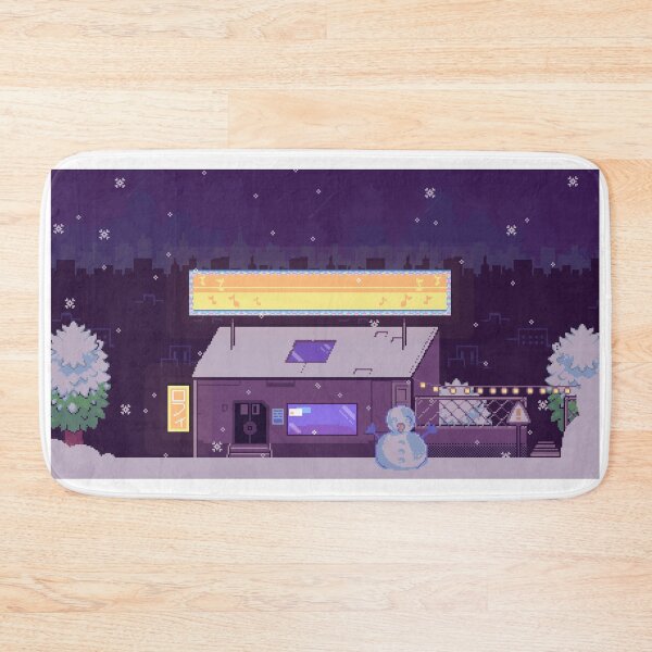 Item preview, Pixel Shop in Winter designed and sold by Orenjlofi.