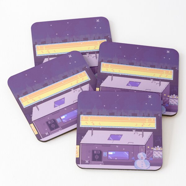 Item preview, Pixel Shop in Winter designed and sold by Orenjlofi.