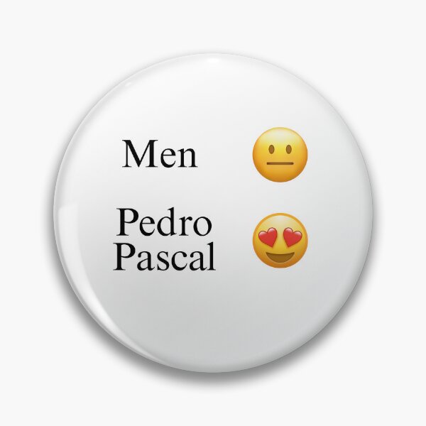 Item preview, Men :( Pedro Pascal :) - Funny Meme Emoji Design designed and sold by LittleMsMorales.