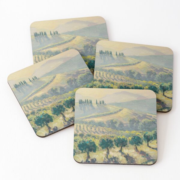 Item preview, Tranquil French Countryside | Impressionist Landscape Art Print  designed and sold by CARRAANN.