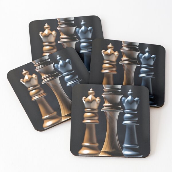 Item preview, Elegant Chessboard with Ornate Pieces Ready for Battle designed and sold by BestDetailer.