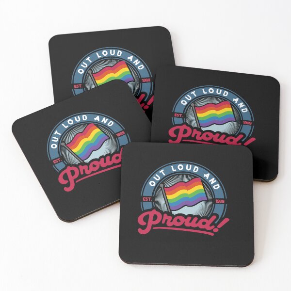 Item preview, Out, loud and proud! (queer) designed and sold by remerasnerdas.