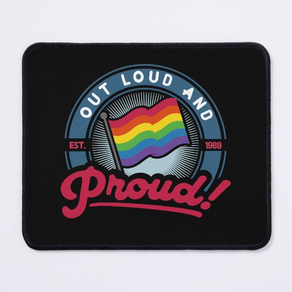 Item preview, Out, loud and proud! (queer) designed and sold by remerasnerdas.