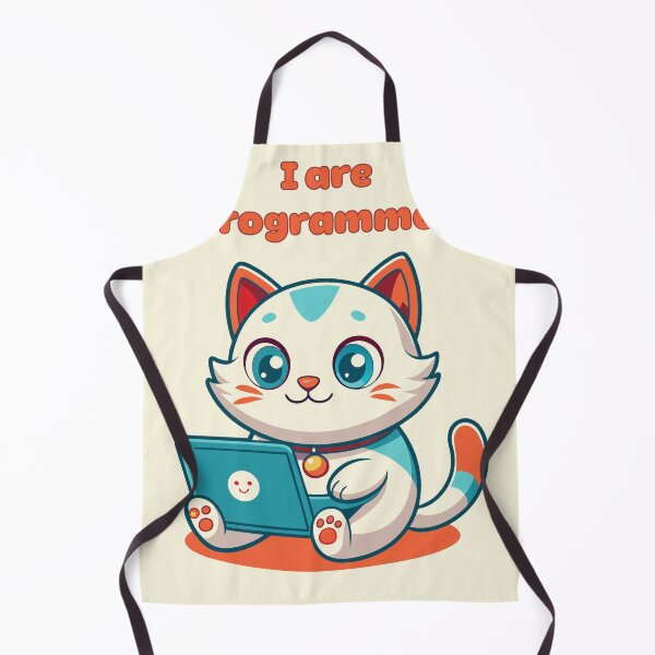Item preview, Cute Programmer Cat - Funny Coding Humor Design designed and sold by esa-corner.