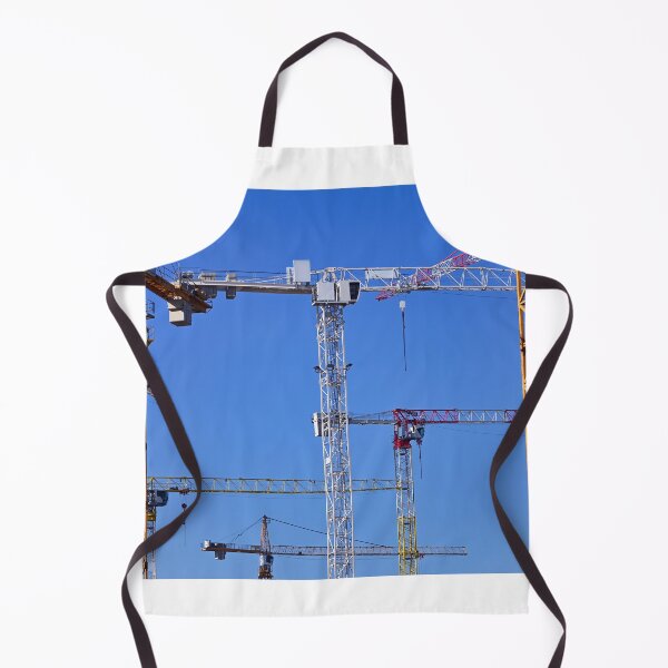 Item preview, Construction Cranes on new building construction site, industry designed and sold by goceris.