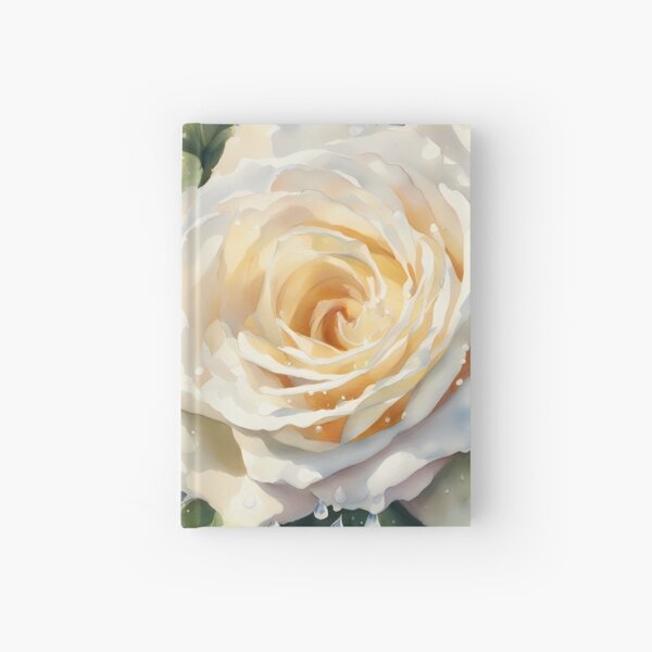 Item preview, Weiße Rosen im Regen designed and sold by BookCovered.