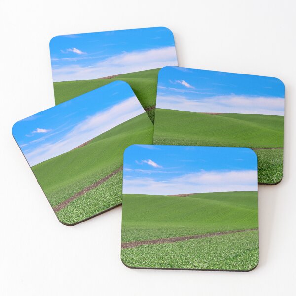 Item preview, Young green wheat rolling hills landscape,agriculture field,Moravia,Chech Republic designed and sold by goceris.