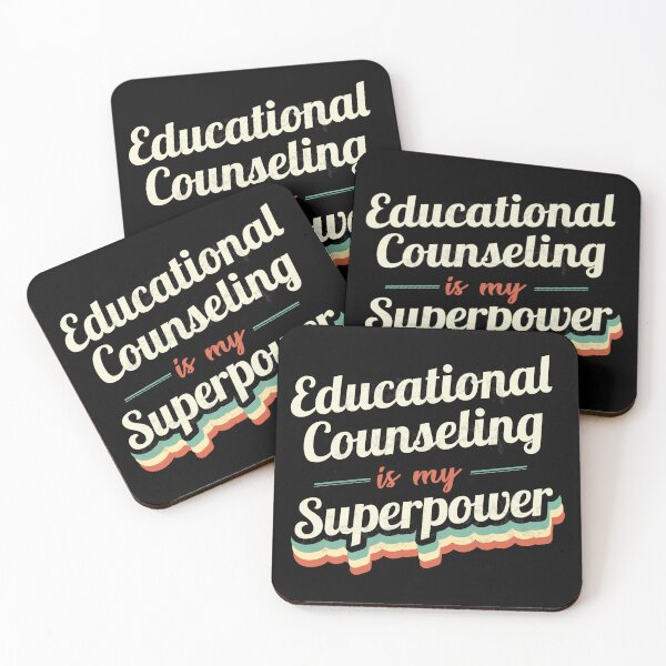 Item preview, Educational Counseling is my Superpower  designed and sold by Custom365.