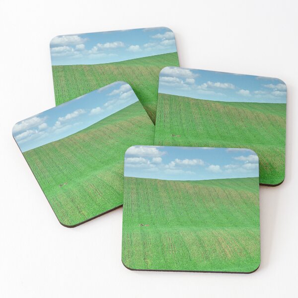 Item preview, Wild rabbits run across the green wheat field, Moravia landscape at spring, Chech Republic designed and sold by goceris.