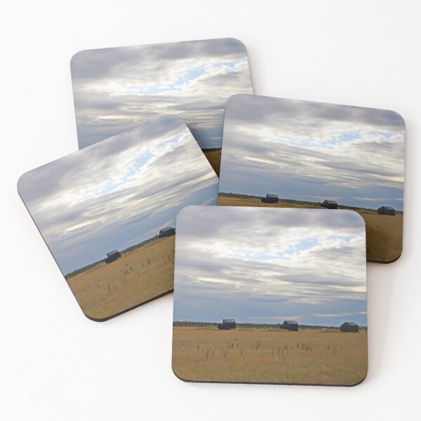 Item preview, Iceland landscape with farm cabins designed and sold by pinkal.