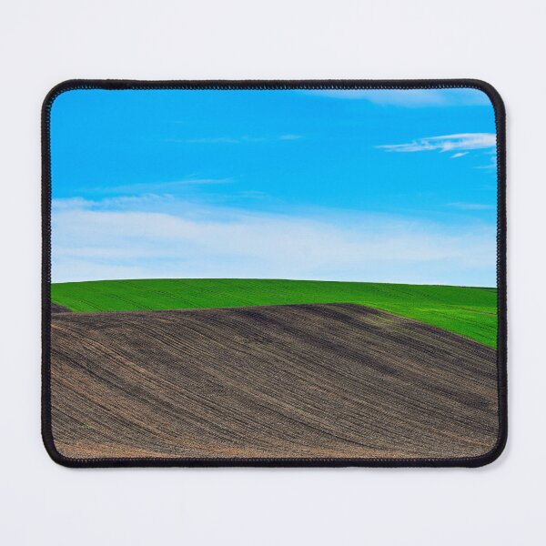 Item preview, Plowed and green wheat rolling hills ,Moravia landscape at spring,Chech Republic designed and sold by goceris.