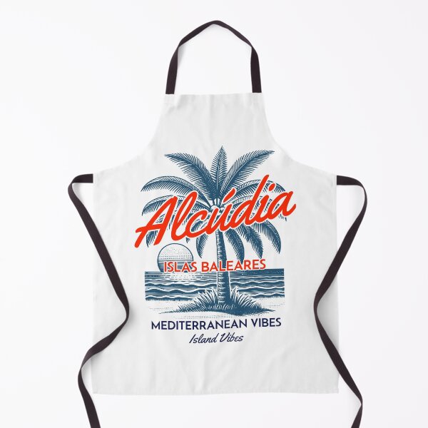 Item preview, Alcúdia Mallorca – Retro design with palm tree in Mediterranean style for holidays & summer designed and sold by GabbyKI261.