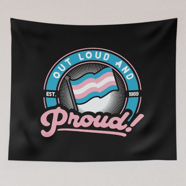 Item preview, Out, loud and proud (trans) designed and sold by remerasnerdas.