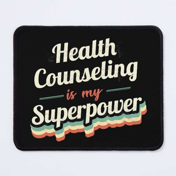 Item preview, Health Counseling is my Superpower designed and sold by Custom365.