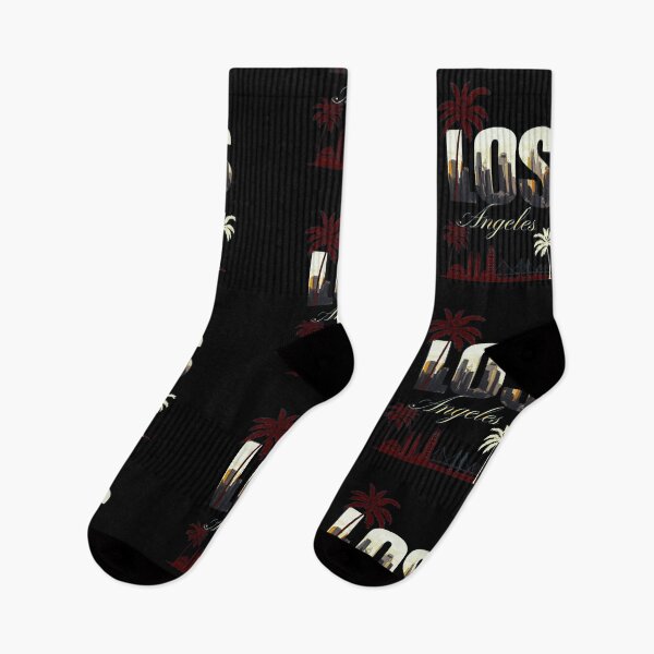 Item preview, Los Angeles City Vibes – Sunset Skyline & Palms Design designed and sold by MomentumbyOla.