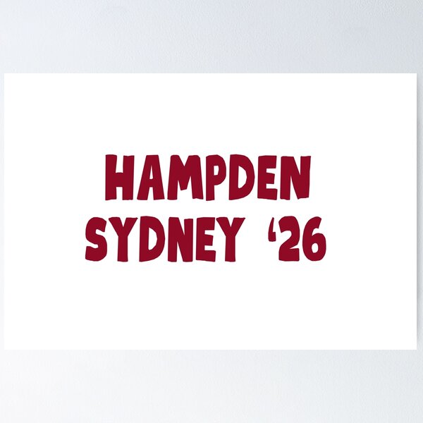 Item preview, Hampden Sydney College 2026 designed and sold by Stellar Creations.