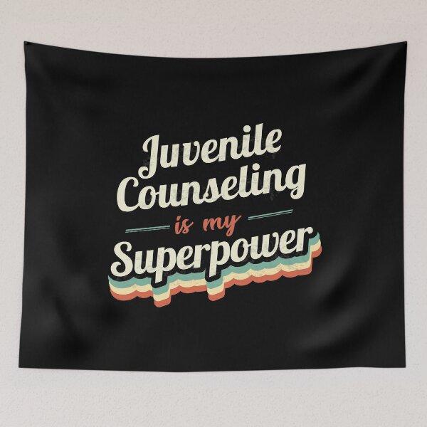 Item preview, Juvenile Counseling is my Superpower  designed and sold by Custom365.