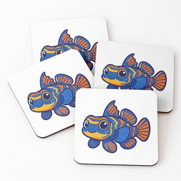 Item preview, Colorful Mandarinfish – Cute Ocean Animal Illustration designed and sold by Gulfshoreco.