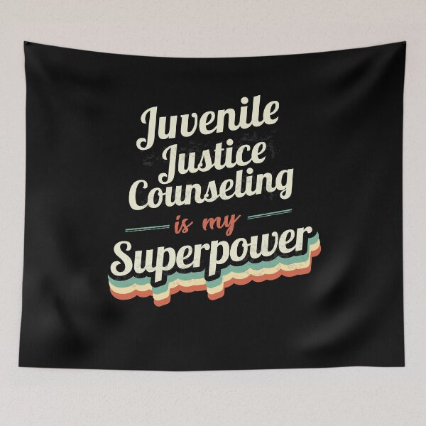 Item preview, La asesoría en justicia juvenil es mi superpoder designed and sold by Custom365.
