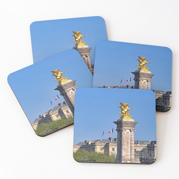 Item preview, Columns with gilded statues The Alexander III Bridge in Paris, France designed and sold by goceris.