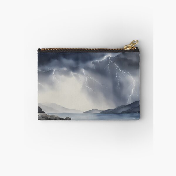 Item preview, Thunderstorm over Mountain Lake designed and sold by CalmnessbyChoice.