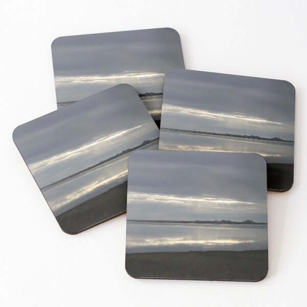 Item preview, Dramatic Cloudy Sky Over Calm Reflective Lake at Dusk designed and sold by pinkal.