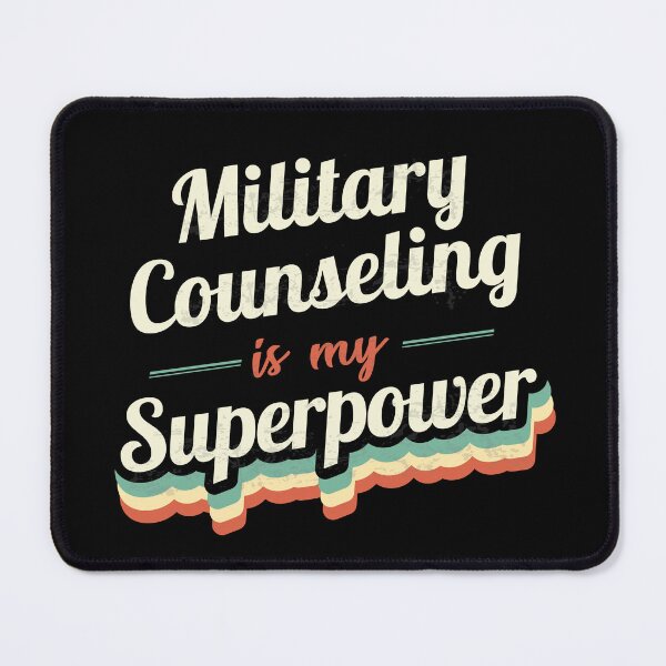 Item preview, Military Counseling is my Superpower designed and sold by Custom365.