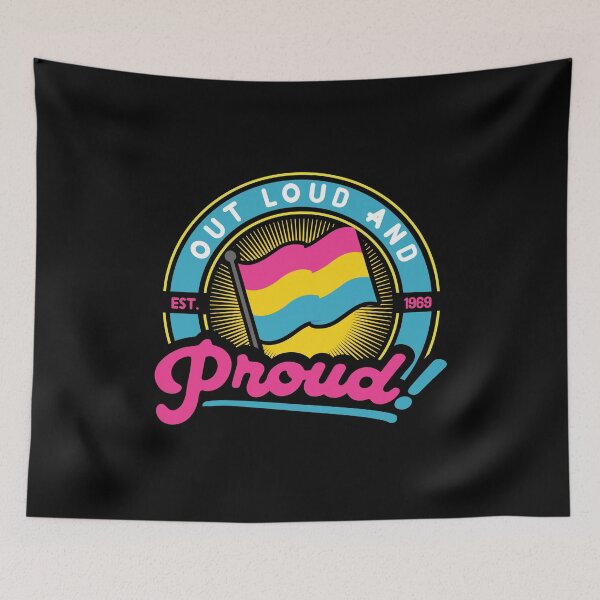 Item preview, Out, loud and proud (pansexual) designed and sold by remerasnerdas.
