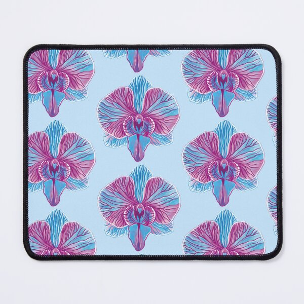 Item preview, Realistic Orchid illustration (Candy Blue & Bubble Gum Pink) designed and sold by Scarlet Swan.