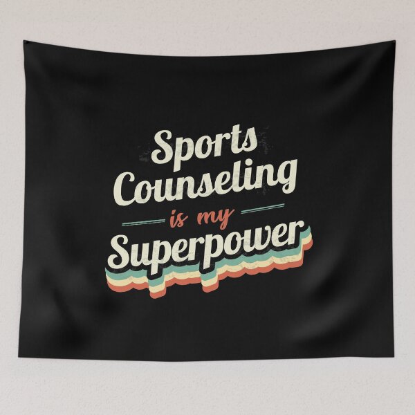 Item preview, Sports Counseling is my Superpower  designed and sold by Custom365.