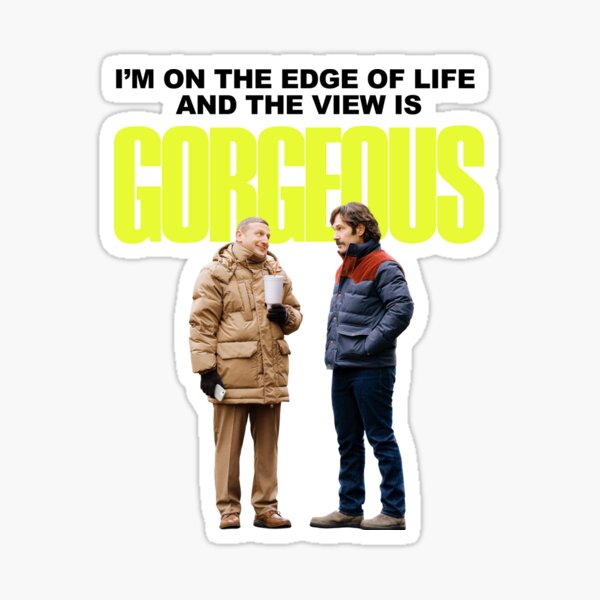 Aperçu de l'œuvre L'amitié au bord de la vie et la vue est magnifique créée et vendue par begogoodies.
