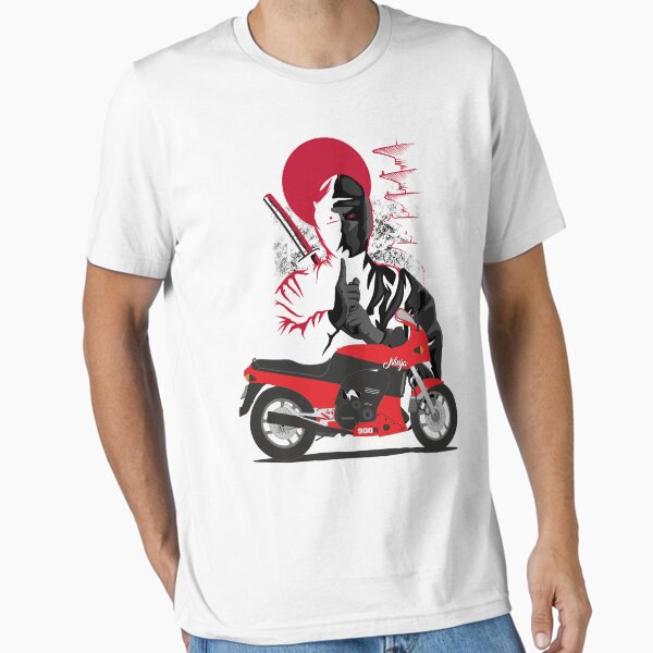 Item preview, GPZ 900R Ninja ZX900A Motorcycle Biker designed and sold by BikerShirts24.