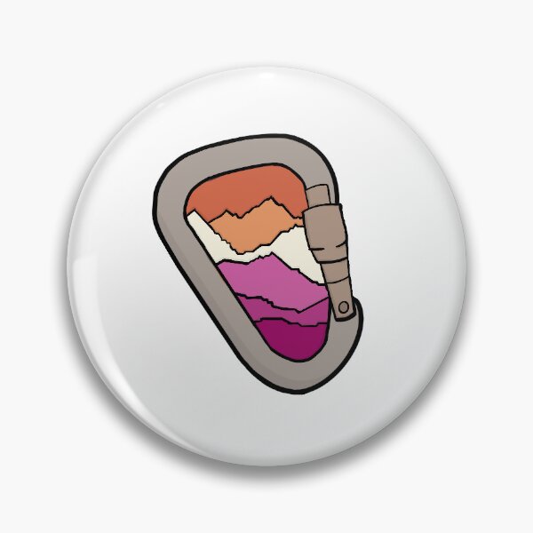 Item preview, subtle lesbian pride carabiner  designed and sold by jcoopjcoop.