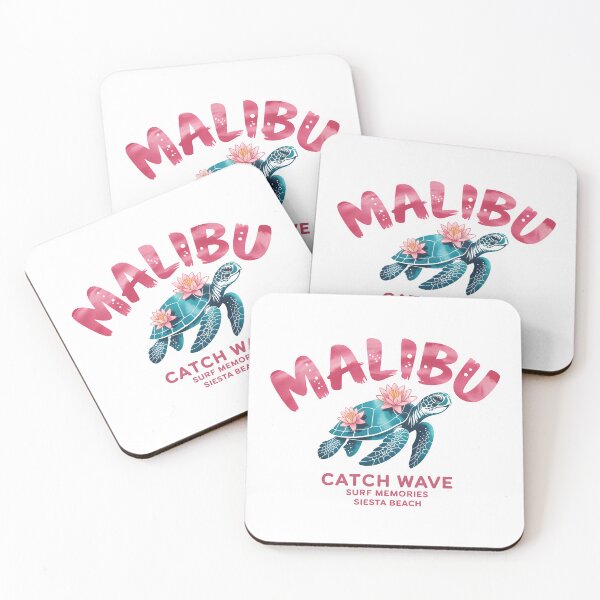 Item preview, Malibu Surf Turtle – Tropical Beach Vibes Design designed and sold by Snifferius.