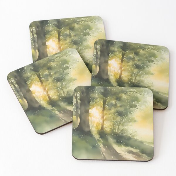 Item preview, Harmonious Forest Sunrise designed and sold by CalmnessbyChoice.