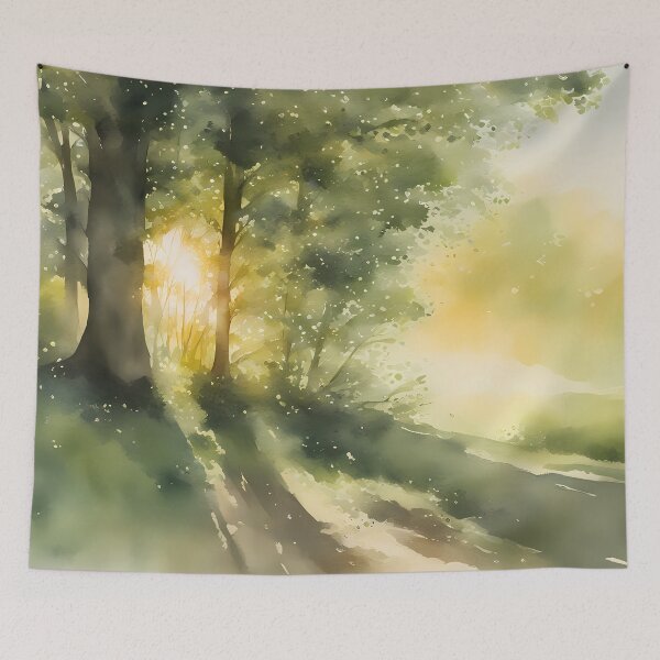 Item preview, Harmonious Forest Sunrise designed and sold by CalmnessbyChoice.