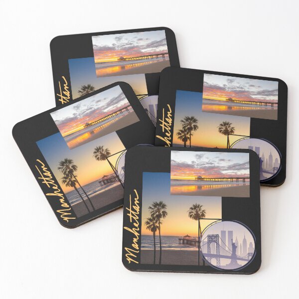Item preview, Manhattan Beach Meets Manhattan Skyline designed and sold by M-ormin.