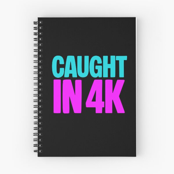 Item preview, Caught in 4K, Funny Quotes Memes in Pink and Blue designed and sold by Memes N Lore .