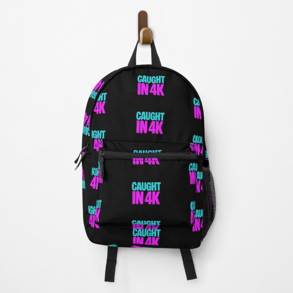 Item preview, Caught in 4K, Funny Quotes Memes in Pink and Blue designed and sold by Memes N Lore .