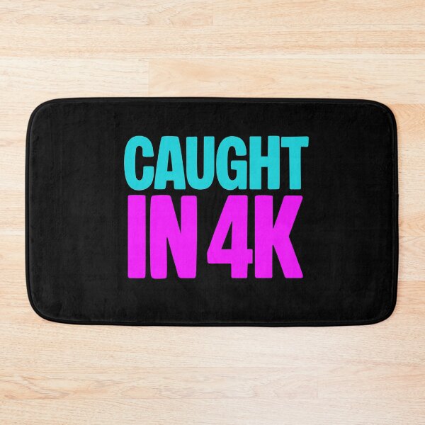 Item preview, Caught in 4K, Funny Quotes Memes in Pink and Blue designed and sold by Memes N Lore .