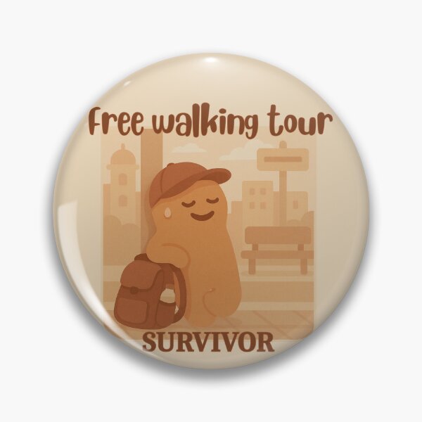 Item preview, Free Walking Tour - Funny Travel Design designed and sold by HolaNomad.